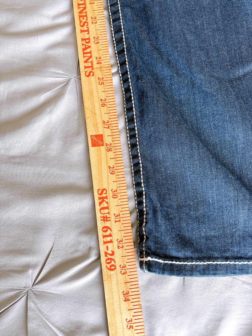 BKE Stella Bootcut Jeans Womens 28L Medium Wash Stretch Flare Denim 28x33.5 - Picture 14 of 16